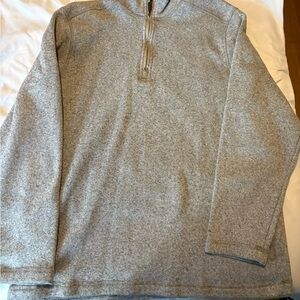 G.H. Bass & Co. Men's Light Gray Zip Up Sweater